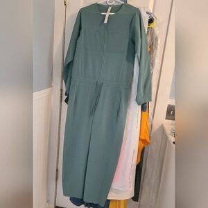 Lululemon Ventlight Zippetrd Jumpsuit In Teal Size 6